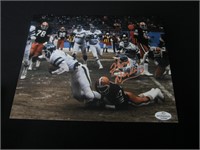 BROWNS THOM DARDEN SIGNED 8X10 PHOTO COA