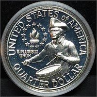 1976 Bicentennial Proof Silver Drummer Boy Quarter