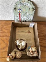 Porcelain items old recipe book sign