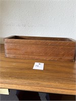 Vintage wooden sewing box
