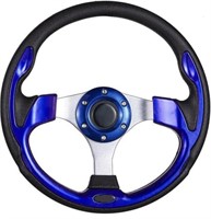 12.5 Inch Blue Golf Cart Steering Wheel for Golf