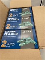 Set of 3 Orbit Sprinkler Valve System 2 Valves in