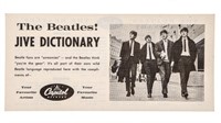 Vintage Beatles 1964 Canada Promo Card "JIVE  DIC