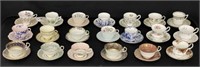 Collection of 20 Cups & Saucers