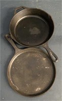 (2) Cast Iron Pans