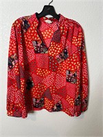 Vintage 70’s Peggy Lou Patchwork Blouse