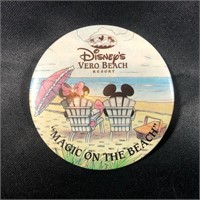 Disney Pin Button Pin Vero Beach Resort