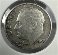 1962-D Silver Roosevelt Dime