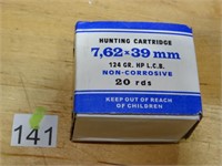 7.62x39 124gr Rnds 20ct