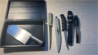 Butcher blade, and fishing knives