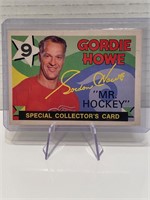 Gordie Howe 1971/72 Special Collectors Card NRMINT