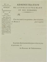 1775 French Administrative Document