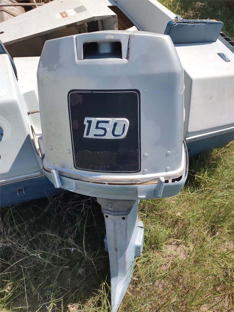 ENVINRUDE 150 OUTBOARD MOTOR ENGINE FOR PARTS ONLY