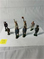 Vintage Lead or Cast Iron Military Kid's Toys