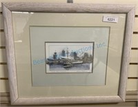 Canada Pl., Vancouver signed by artist 22 x 19