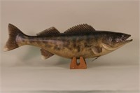 Mike Borrett 32" Carved Walleye, Wall Hanging,