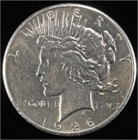 1926 PEACE DOLLAR AU