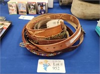 COLLECTION OF BELTS WITH BUCKLES