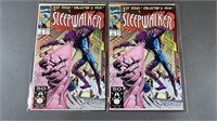 2pc Sleepwalker #1 1991 Key Marvel Comic Books