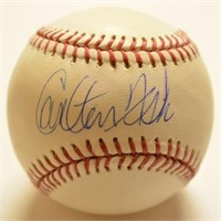 Carlton Fisk Autographed Major League Baseball