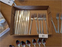 Set of Flatware - missing one spoon