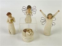 Willow Tree Figurines and Trinket Box