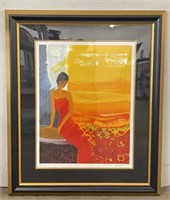 Emile Bellet Signed and Numbered Lithograph w/ COA