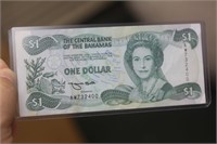 The Central Bank of the Bahamas $1.00 Note