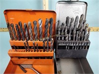 Two drill bit sets both incomplete