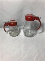 1950's Dripcut Syrup Pourers (2)