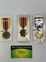 Humanitarian Service and 2 Army Reserve Medals