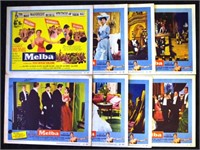 Set 8 original USA  "Melba" lobby cards