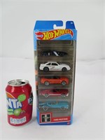 Pack de 5 voitures die cast Hot Wheels