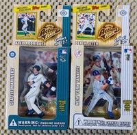 (2) 1999 TOPPS ACTION FLATS JETER & A-ROD