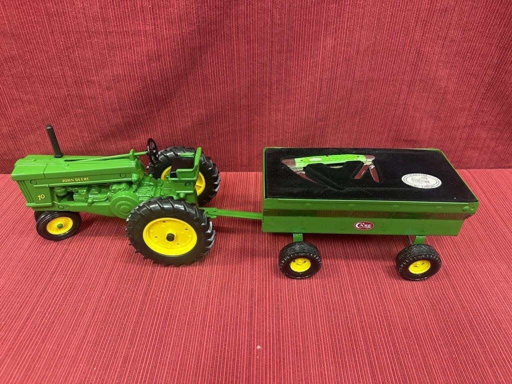 WR Case & Sons John Deere model 70 tractor and