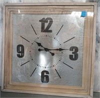 BRAND NEW IN BOX 36" BY 36" WALL CLOCK