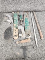 Miscellaneous parts and saw blades