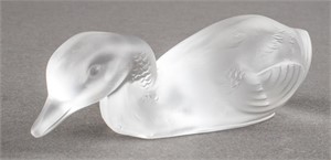 Baccarat Crystal Animal Figure of a Duck