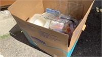 Large Box Of Food Prep & Storage Items