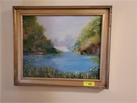 SIGNED OIL ON CANVAS BY BETTY HILL