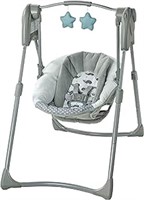 $148-Graco Slim Spaces Compact Baby Swing, Humphry