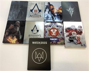 9 Metal Collector Games Cases