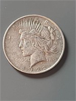 1922 Silver Peace Dollar