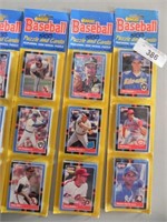 Vintage 1988 Donruss Baseball Puzzle and Cards