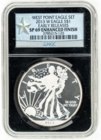 Coin 2013-W Early Released Silver Eagle-NGC-SP69