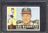 Lou Burdette 1960 Topps #70 Baseball Card, with so