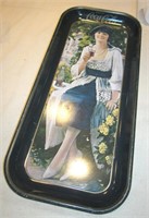 VNTG Styled Lady at the Park Coca-Cola Ad Tray