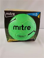 Mitre soccer ball-Size 5- Midnight Neon