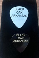 2 Black Oak Arkansas Rocky Athas signed picks