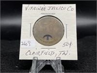 Virginia Jellico Co. 50 cent coal scrip (Clairfiel